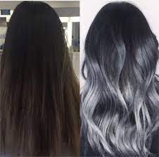 Makeover Faded Balayage To Silver Sombre Silver Hair Color Sombre Hair Sombre Hair Color