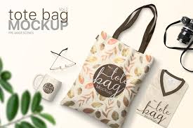 Download Tote Bag Mockups Vol 2 Pre Made Scenes Design Cuts