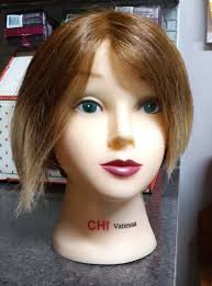 MANNEQUIN HEAD WITH HAIR USED