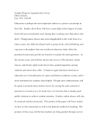 Or examples to back your opinion. Proposal Essay Examples