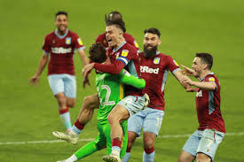 Aston villa's english midfielder jack grealish (l) breaks away from west bromwich albion's english midfielder conor gallagher. Aston Villa Beat West Brom On Penalties To Qualify For The Play Off Final 7500 To Holte