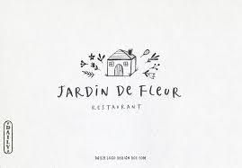 Hand Drawn Doodle Garden House Logo Design House Logo Design Logo Design Home Logo