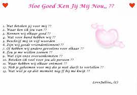 Zie deze vragen als een kans om meer over je partner te weten te komen. Hoe Goed Ken Jij Mij Nou Element D Album