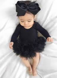 Black Tutu Onesie Headband Cute Baby Girl Cute Baby Clothes Baby Girl Newborn