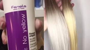 No yellow shampoo is the most popular blonde toning shampoo on the market to date. How To Tone Blonde Hair Extensions With Fanola No Yellow Shampoo Youtube