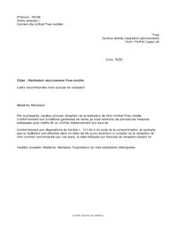 Fillable Online Odele Gratuit Lettre Resiliation Free Mobile Cas General Fax Email Print Pdffiller