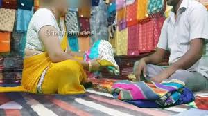 Rajashthani innocent cloth merchant seduced by hot lady customer for gets  cloths in free real sex in shop , hindi audi watch online