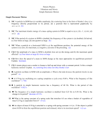 Light learn about the regions of the electromagnetic spectrum and how electromagnetic waves travel; Honors Physics Vibrations And Waves Simple Harmonic Motion