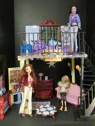 It took me a long time to decide what to do with the side tables. My Scene Party Pad With Furniture And A Few Dolls My Scene Is One Of My Favorite Barbie Series Ever I Love The Eye Barbie Playsets Barbie Friends Barbie Sets