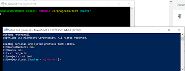 Git for windows is a lightweight and easy to use a bit of programming that offers an open method to work with git in any case in the event that you it is full offline installer iso of git bash for windows 7, 8, 10 32/64 bit. Git With Posh Git Simplifying Setup Sechannel