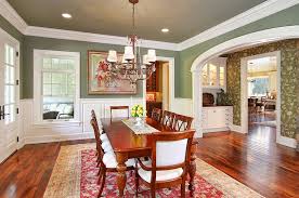 The ceiling and the window frames are also in white, making the room a very nice and cool place to have meals. 12 Red And Green Dining Rooms For The Holidays And Beyond