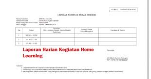 Cara Mudah Membuat Laporan Harian Guru Dalam Kegiatan Home Learning Dan Work From Home