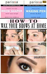Wax your own eyebrows without going too far. Diy Brow Waxing How To The Right Way To Wax Your Eyebrows At Home Brow Wax Waxing Waxed Eyebrows