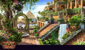 Hanging Gardens Of Babylon Gardens Of Babylon Fantasy Landscape Hanging Garden