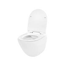 Унитаз подвесной Rea Oliver безободковый с микролифтом белый