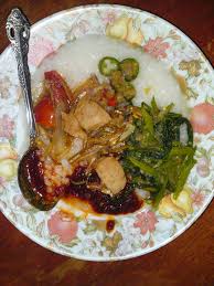 Korang tambah sikit santan, boleh jadi bubur lemak. Resepi Bubur Nasi Berlauk Aneka Resepi Bunda