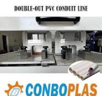 Plastic Tube CPVC UPVC Double-out Electrical Conduit Pipe Making Machine