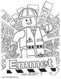 Meet Emmet He Is The Main Character Of The Lego Movie How About Have Fun With This Amazing Free Coloring Page Lego Movie Coloring Pages Lego Coloring Pages