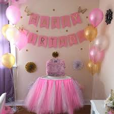 Glitter Tutu Tulle High Chair Skirt Wrap Baby Shower 1st Birthday Party Decor Girl Birthday Decorations 1st Birthday Girl Decorations Birthday Decorations