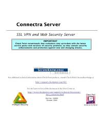Log in to the status and actions page to see the progress. Connectra Server Ssl Vpn And Web Security Server Check Point