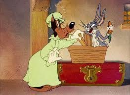 Big Bad Wolf And Bugs Bunny Looney Tunes Cartoons Cartoon Art Old Cartoons