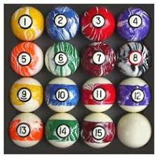 Pool Table Billiard Ball Set Swirl Marble Style By Iszy Billiards 43 27 2 1 4 Regulation Size And Weight Ma Billiards Billiards Pool Billiard Pool Table