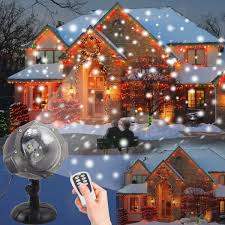 Weihnachtsbeleuchtung Aussen Led Projektionslampe Jeenso Mit Fernbedienung Schneefall Licht Weisse Weihnachtsbeleuchtung Weihnachtsbeleuchtung Aussen Beleuchtung