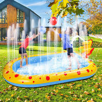 Take the drop zone outside, attach a water hose and trigger the double waterfall! Step 2 Big Splash Center Large Blue Kiddie Pool Sandbox With Slide And Playset Ebay