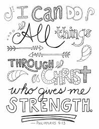 Philippians 4 13 Bible Verse Coloring Page Bible Coloring Pages Bible Verse Coloring