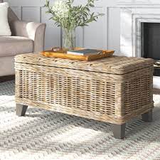 Wicker coffee tables browse our wicker, rattan and seagrass coffee tables. Birch Lane Madewell Rattan Coffee Table With Storage Reviews Wayfair Ca