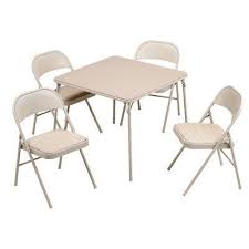 5 Piece 34 Square Folding Table Set Click Image For More Details Note It Is Affiliate Link To Amazon Card Table And Chairs Folding Table Folding Furniture