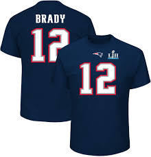 We have the latest in new england patriots jerseys show the ultimate support for your favorite new england patriots tom brady by wearing his jersey. Nfl Kids New Enlgand Patriots Tom Brady Super Bowl Bound Name Number T Shirt Olympia Sports