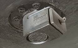 Designed with a conical shape in order to reduce aggravation. King Pin Lock To Secure Dropped Truck Trailer Transport Security Enforcer