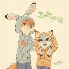 Zootopia Nick Wilde Judy Hopps Dessins Disney Zootopie Dessin Anime