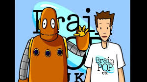 Moby is a orange robot that helps tim, his best friend, with the brainpop episodes. Brainpop Today S Feature