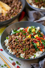 This is done in 15 minutes! Korean Beef Bowls Cooking Classy