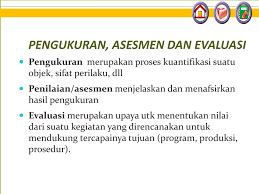 Hal ini dikarenakan salah satu cara yang sering dipakai untuk mengukur hasil yang telah dicapai peserta didik adalah dengan tes. Aplikasi Pengukuran Dan Evaluasi Dalam Pendidikan Ppt Download