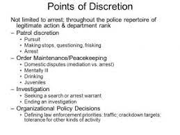 Discretion In Law Enfocement The Lawyers Jurists
