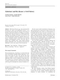 Check spelling or type a new query. Pdf Alzheimer And His Disease A Brief History