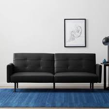 Futon sofa beds combine quality with versatility. Comfort Collection Futon Sofa Bed With Buttonless Tufting Lucid Target