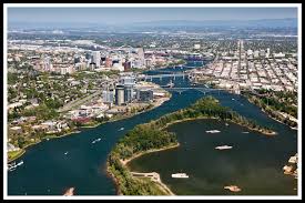 The state's largest city, it lies just south of vancouver, washington, on the willamette river near its confluence with the columbia river, about 100 miles (160 km) by river from the pacific ocean. About Oregon Aerial Photography Llc