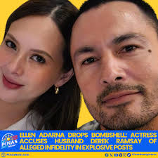 MANILA, Philippines — The rumored breakup between Ellen Adarna and Derek  Ramsay intensified today after the actress publicly accused her husband of  alleged infidelity, posting what she claims are “receipts” of Derek's