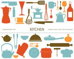 Kitchen Clipart 39 S Retro Kitchen Utensils Scrapbook Supplies Clipart Clip Art Instant Downloa Kitchen Utensils Illustration Kitchen Clipart Kitchen Art