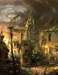I Have A Mansion In The Post Apocalyptic World Wip Apocalyptic City Environment Polycount Forum Post Apocalyptic City Fantasy Landscape Post Apocalyptic Art