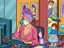 World press cartoon em exposição. Teletrabalho Como Trabalhar De Forma Produtiva E Eficaz Em Home Office Durante A Pandemia De Coronavirus