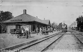 Train Station 1913 Train Depot Train Station Vintage Train