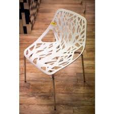 Stackable Chair Flora White Metal Feet Stackable Chairs Chair White Metal