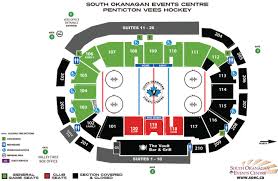 seating maps south okanagan events centre