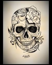 Wings tattoos angel tattoos are classic, and girls can decorate their back, shoulder, arm, wrist or thigh with beautiful detail. Inked By Dani Tattoos Inked By Dani Skull Girl Tattoo Pretty Skull Tattoos Skull Tattoo Flowers