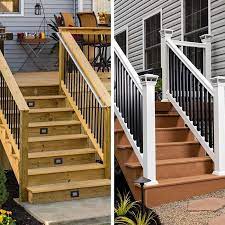 Pressure treated deck are the most common and least expensive type of deck/patio that you can build. Diy Projects And Ideas Wood Deck Deck Railings Deck Stair Railing